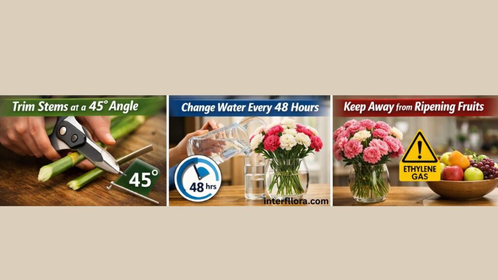 How to Take Care of Carnations in a Vase