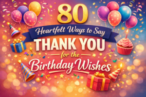 Thank You For The Birthday Wishes