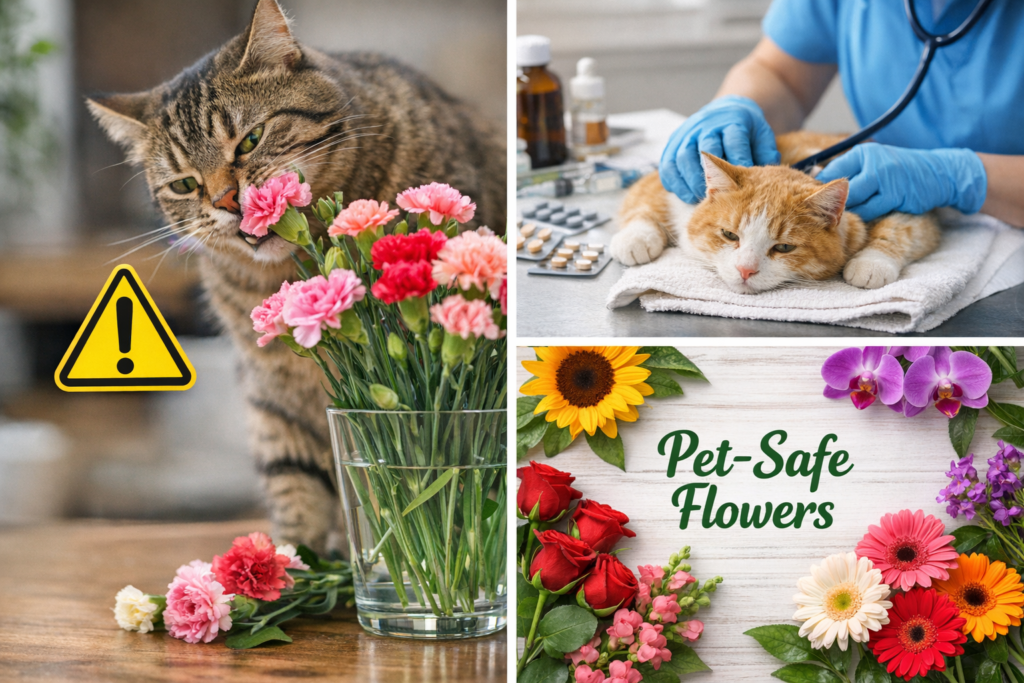 Are carnations safe for cats?