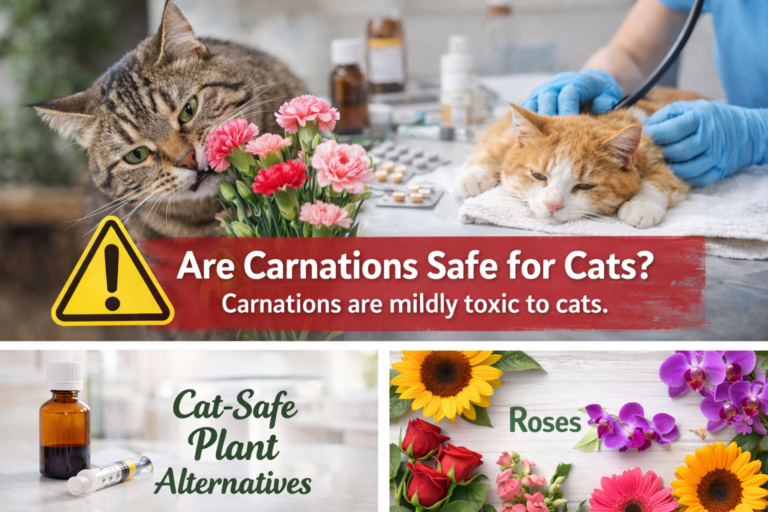Are carnations safe for cats?